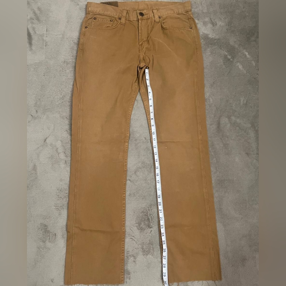 Mens J Brand Kane Slim Straight Jeans Brown 100% Cotton